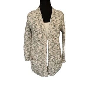 Peyton Primrose Textured Chunky Knit Hobo Cardigan Pockets Women’s Sz S